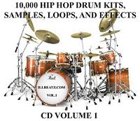 Hip Hop Drum kits, Samples, and Sound Effects CD Vol.1