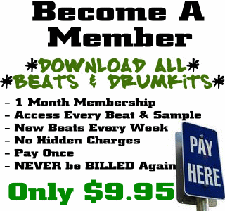 Download All Rap Beats, Hip Hop Instrumentals, R&B Beats, amd hip Hop Drum Kits For 1 Month. No Hidden Charges, Pay Once, Never be Billed Again